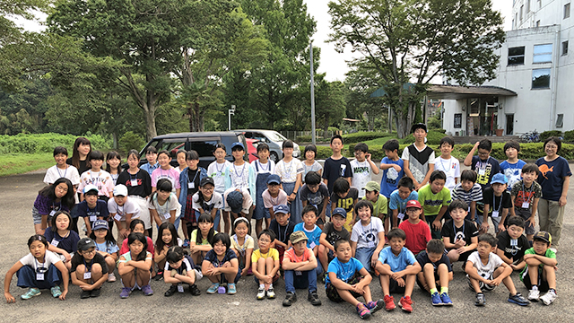 まだねむい！今からラジオ体操！