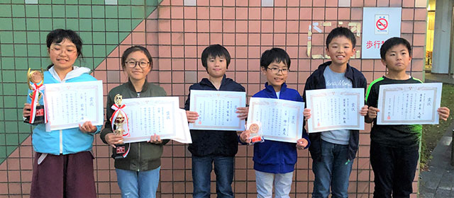 第58回全関東珠算競技大会入賞者